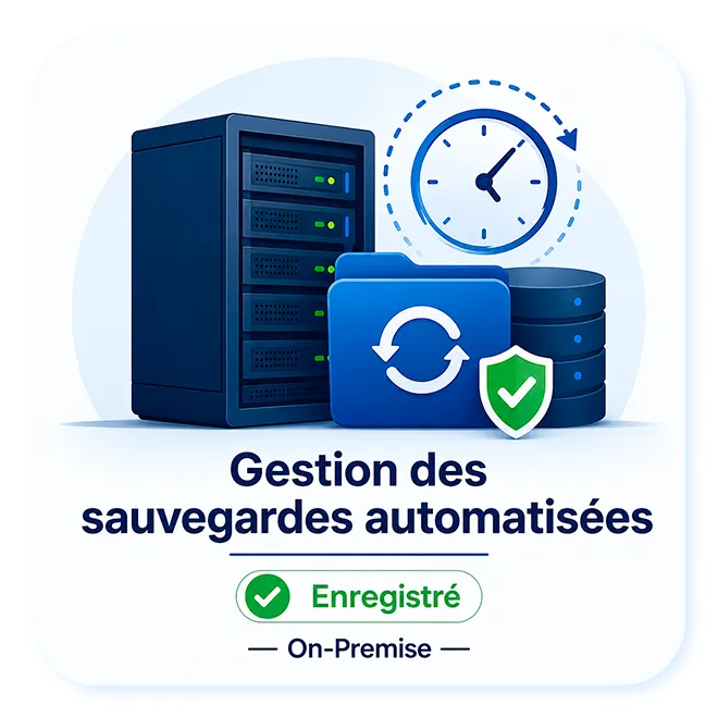 Gestion des sauvegardes automatisées Enregistré On-Premise