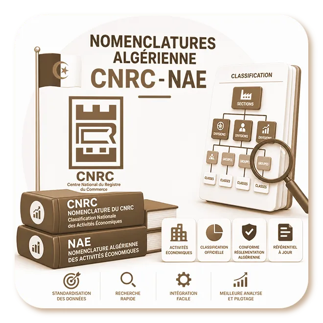 Nomenclature Algérienne des Activités Économiques (NAE - CNRC) (CLS) (15.0, Communautaire)