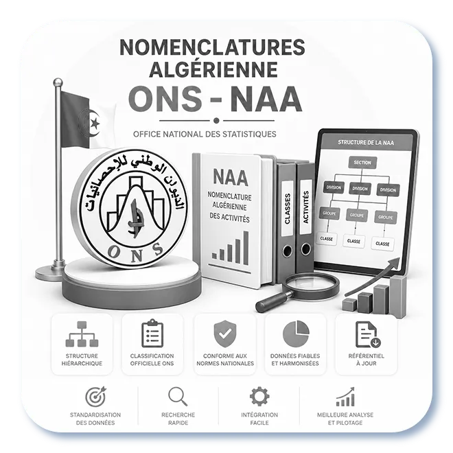 Nomenclature Algérienne des Activités (NAA - ONS) (CLS)